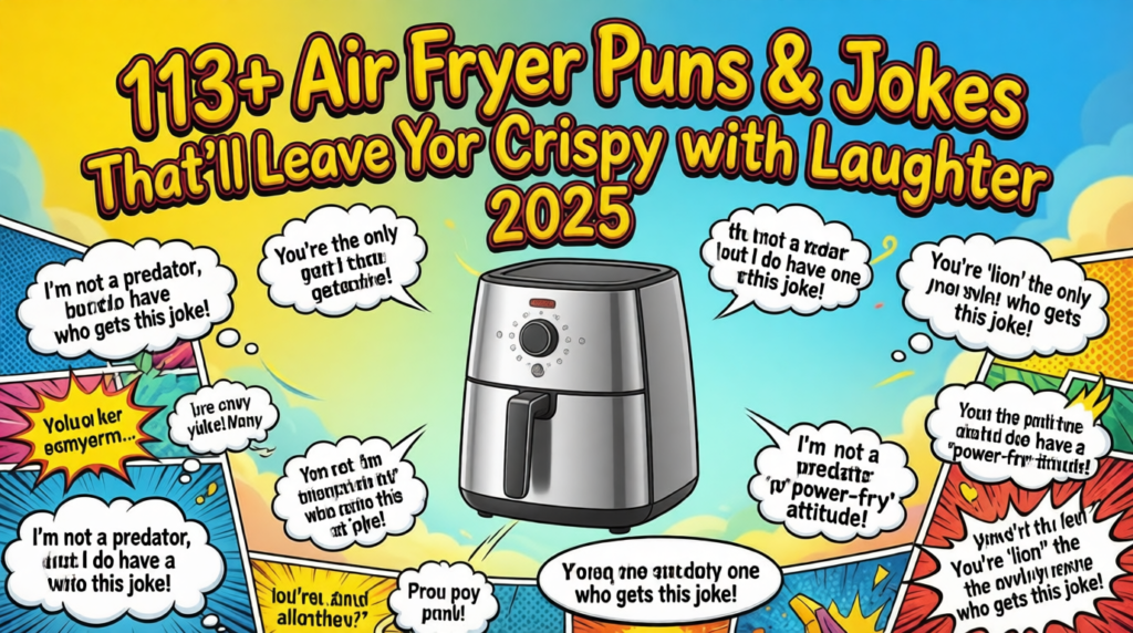 113+ Air Fryer Puns & Jokes That'll Leave You Crispy with Laughter 2026