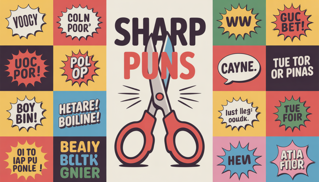 195+ Sharp Puns & Jokes That'll Cut the Boredom