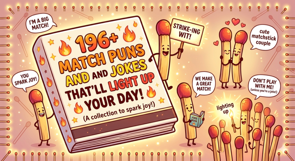 196+ Match Puns and Jokes That'll Light Up Your Day! π₯