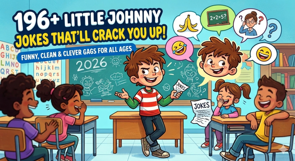 196+ Little Johnny Jokes That'll Crack You Up | Funny, Clean & Clever Gags for All Ages 2026