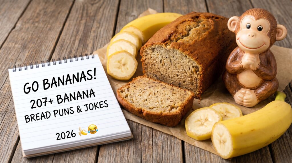 207+ Banana Bread Puns & Jokes That'll Make You Go Bananas 2026 🍌😂